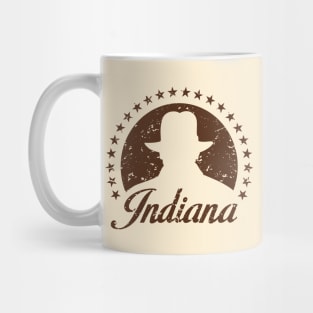 Indianamount light distressed Mug